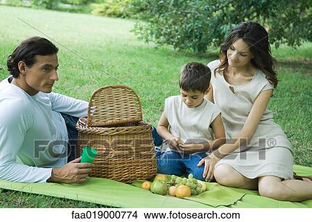 Family having picnic View Large Photo Image Picture - Family having picnic. Fotosearch