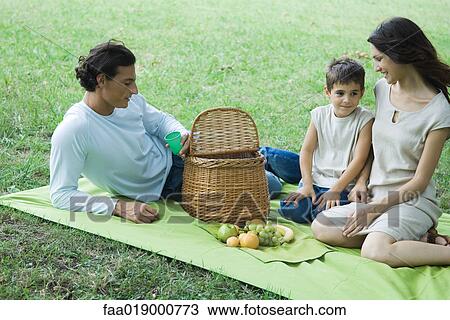 Family having picnic View Large Photo Image Stock Image - Family having picnic. Fotosearch
