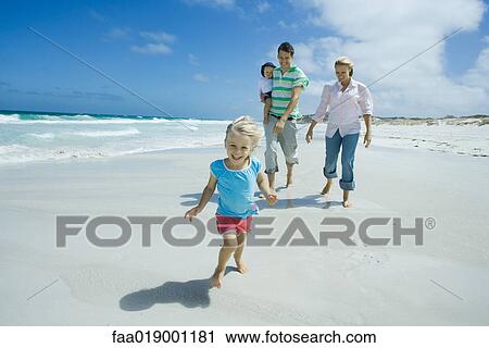 Family on beach View Large Photo Image Stock Image - Family on beach. Fotosearch