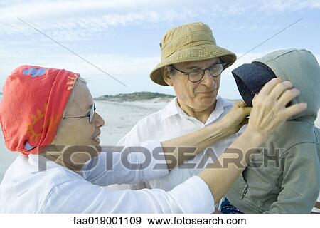 Family on beach View Large Photo Image Stock Photo - Family on beach. Fotosearch