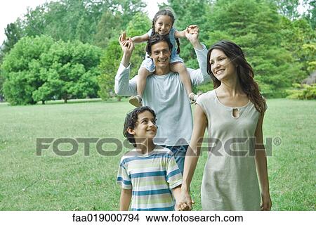 Family outdoors View Large Photo Image Picture - Family outdoors. Fotosearch