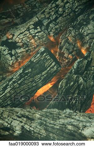 Logs burning View Large Photo Image Stock Image - Logs burning. Fotosearch
