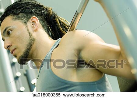 Man lifting barbell View Large Photo Image Stock Photography - Man lifting barbell. Fotosearch