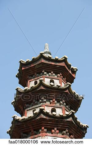 Pagoda View Large Photo Image Stock Photograph - Pagoda. Fotosearch