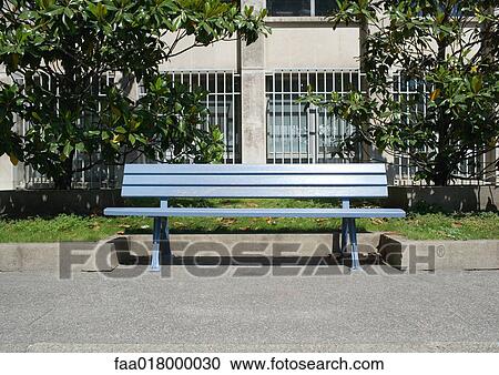 Park bench View Large Photo Image Stock Image - Park bench. Fotosearch