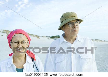 Senior couple on beach View Large Photo Image Stock Photography - Senior couple on beach. Fotosearch