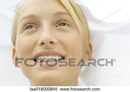 Teenage girl, close-up of face View Large Photo Image Stock Photography - Teenage girl, close-up of face. Fotosearch
