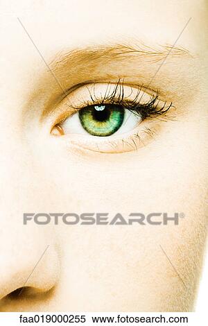Teenage girl's eye, extreme close-up View Large Photo Image Stock Photography - Teenage girl's eye, extreme close-up. Fotosearch