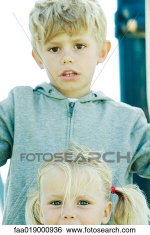 Two children View Large Photo Image Stock Photograph - Two children. Fotosearch