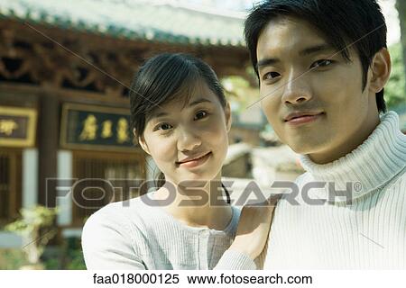 Young couple, portrait View Large Photo Image Stock Photography - Young couple, portrait. Fotosearch
