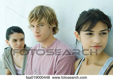 Young friends, portrait View Large Photo Image Stock Photo - Young friends, portrait. Fotosearch