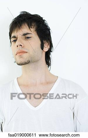 Stock Image - Young man, portrait. Fotosearch