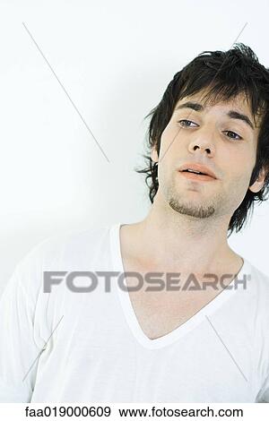 Young man, portrait View Large Photo Image Stock Photo - Young man, portrait. Fotosearch