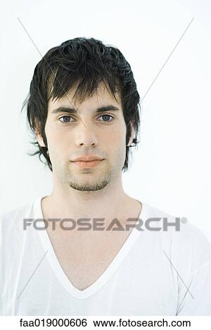 Young man, portrait View Large Photo Image Stock Photograph - Young man, portrait. Fotosearch