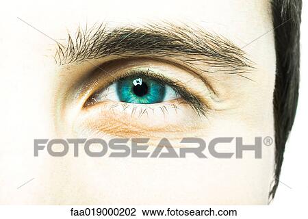 Young man's eye, extreme close-up View Large Photo Image Stock Image - Young man's eye, extreme close-up. Fotosearch