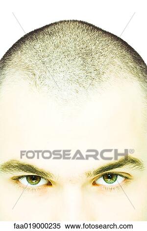 Young man's head, high section, close-up View Large Photo Image Stock Photography - Young man's head, high section, close-up. Fotosearch