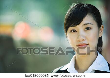 Young woman, portrait View Large Photo Image Stock Photography - Young woman, portrait. Fotosearch