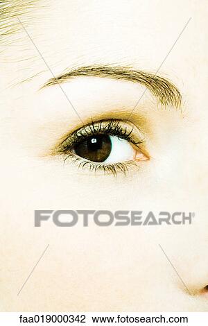 Young woman's eye, extreme close-up View Large Photo Image Stock Image - Young woman's eye, extreme close-up. Fotosearch