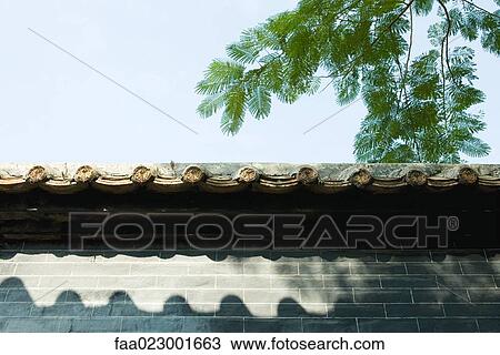 Architectural detail of Chinese temple roof View Large Photo Image Stock Image - Architectural detail of Chinese temple roof. Fotosearch