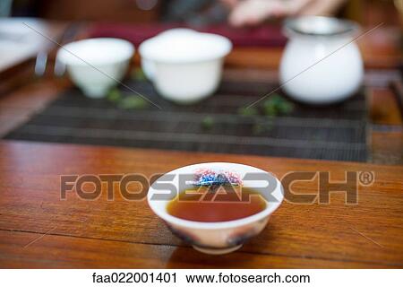 Stock Image - Bowl of tea. Fotosearch
