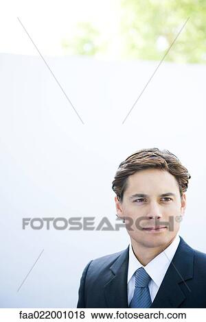 Businessman, portrait, looking away View Large Photo Image Stock Photo - Businessman, portrait, looking away. Fotosearch
