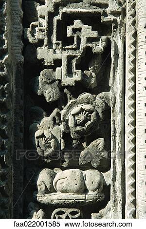 Carved floral pattern, extreme close-up View Large Photo Image Stock Photography - Carved floral pattern, extreme close-up. Fotosearch