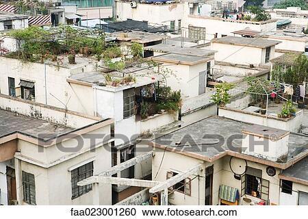 China, Guangdong Province, Guangzhou, view of rooftops View Large Photo Image Stock Image - China, Guangdong Province, Guangzhou, view of rooftops. Fotosearch