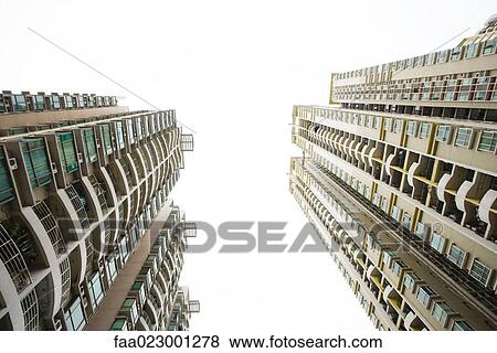 Stock Photo - China, Guangdong Province, Guangzhou, high rises. Fotosearch