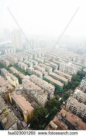 China, Guangdong Province, Guangzhou, housing projects, aerial view View Large Photo Image Stock Photography - China, Guangdong Province, Guangzhou, housing projects, aerial view. Fotosearch