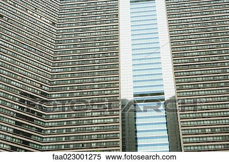 China, Guangdong Province, Guangzhou, high rise, close-up of facade View Large Photo Image Stock Photography - China, Guangdong Province, Guangzhou, high rise, close-up of facade. Fotosearch