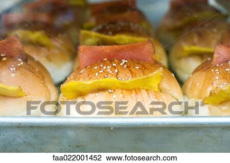 Chinese ham sandwiches View Large Photo Image Stock Image - Chinese ham sandwiches. Fotosearch