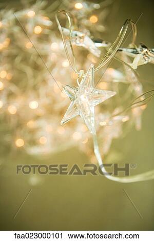 Christmas lights, star-shaped, close-up View Large Photo Image Stock Image - Christmas lights, star-shaped, close-up. Fotosearch