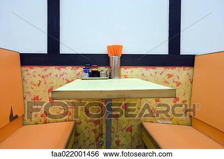 Diner booth View Large Photo Image Stock Photograph - Diner booth. Fotosearch