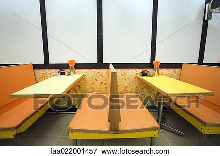Stock Photo - Diner booths. Fotosearch