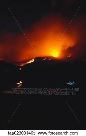 France, Corsica, fires at night View Large Photo Image Stock Photography - France, Corsica, fires at night. Fotosearch