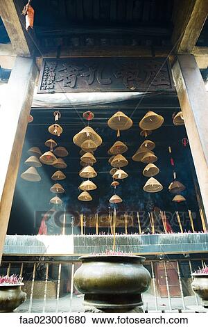 Incense burning in Chinese temple View Large Photo Image Stock Image - Incense burning in Chinese temple. Fotosearch