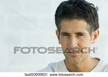 Mature man, looking at camera, portrait View Large Photo Image Stock Image - Mature man, looking at camera, portrait. Fotosearch