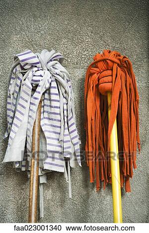 Mops leaning against wall View Large Photo Image Stock Image - Mops leaning against wall. Fotosearch