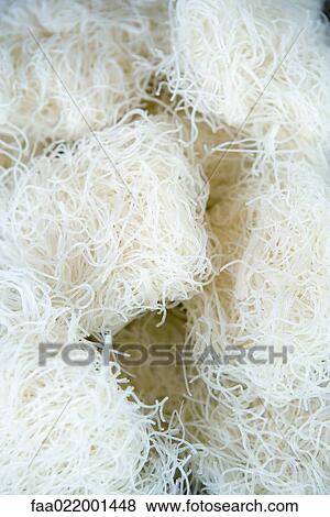 Stock Photo - Noodles, full frame. Fotosearch