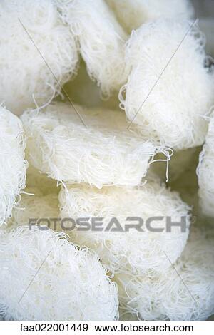 Stock Photo - Noodles, full frame. Fotosearch