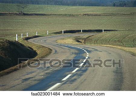 Picture - Rural road. Fotosearch