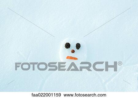 Snowman drawing on the ground, portrait, view from directly above View Large Photo Image Stock Photo - Snowman drawing on the ground, portrait, view from directly above. Fotosearch