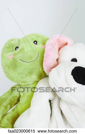 Two stuffed toys, portrait View Large Photo Image Stock Photography - Two stuffed toys, portrait. Fotosearch
