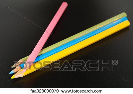 Assorted colored pencils, close-up View Large Photo Image Stock Image - Assorted colored pencils, close-up. Fotosearch