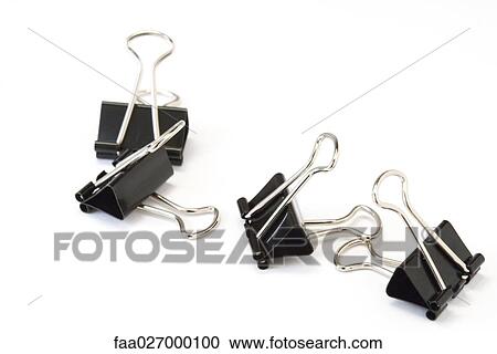 Binder clips, close-up View Large Photo Image Stock Image - Binder clips, close-up. Fotosearch