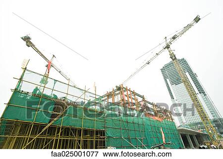 Building under construction View Large Photo Image Stock Photo - Building under construction. Fotosearch