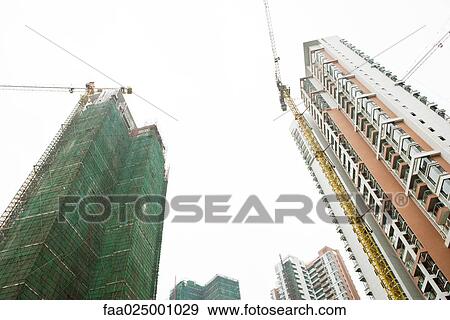 Buildings under construction View Large Photo Image Stock Photo - Buildings under construction. Fotosearch