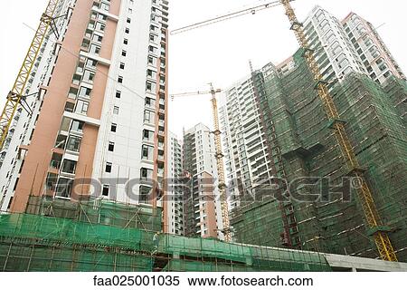 Stock Photography - Buildings under renovation. Fotosearch
