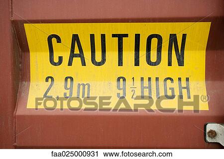 Caution sign View Large Photo Image Stock Image - Caution sign. Fotosearch