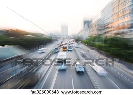 China, city thoroughfare, high angle view, blurred motion View Large Photo Image Stock Image - China, city thoroughfare, high angle view, blurred motion. Fotosearch